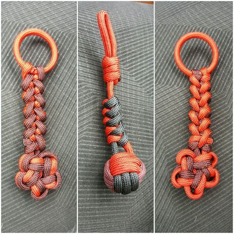 Hi, in this video I will show you how to make a cobra <strong>knot paracord keychain</strong>, also known as a Solomon <strong>knot keychain</strong>. . Paracord keychain knots
